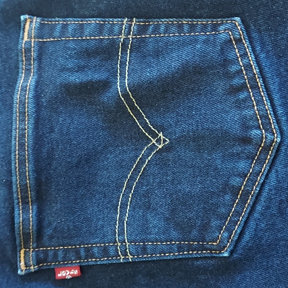 NWOT Levi's Mens 511 Red Tab Indigo Straight Denim Stretch Jeans Size 38W X 32L - Picture 5 of 17